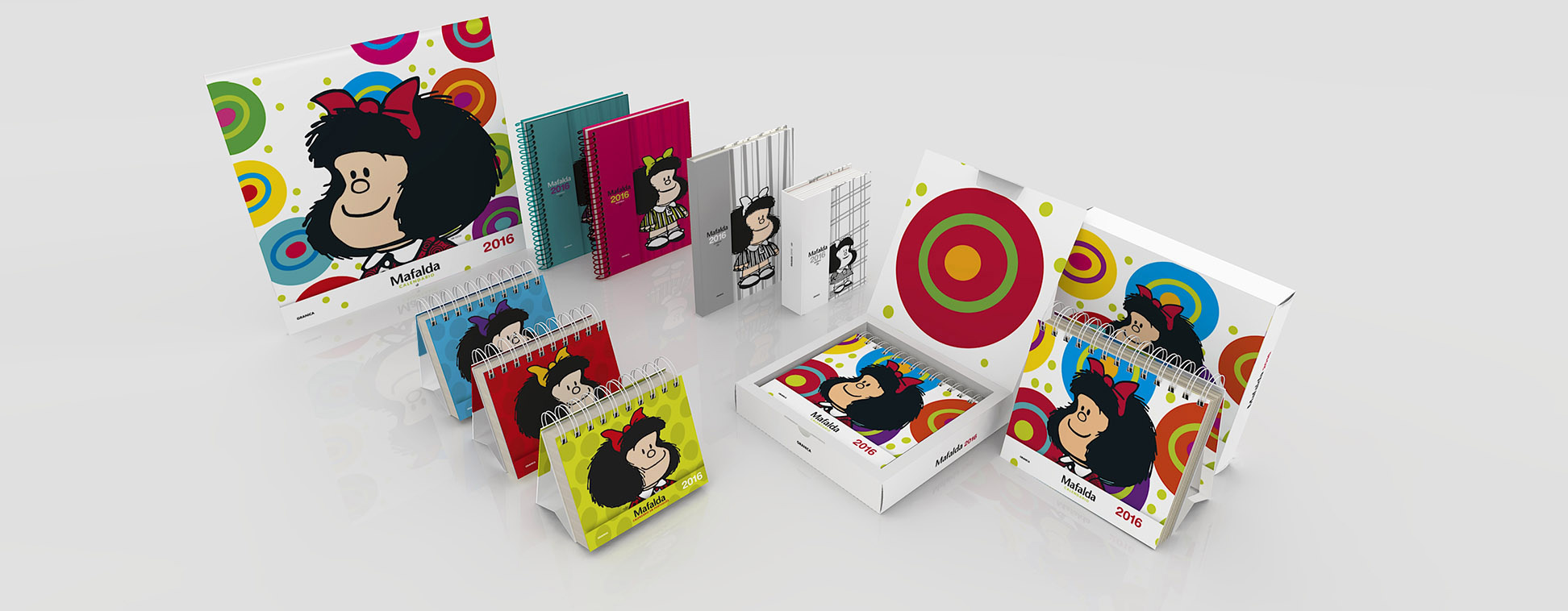 Mafalda. Agendas y Calendarios